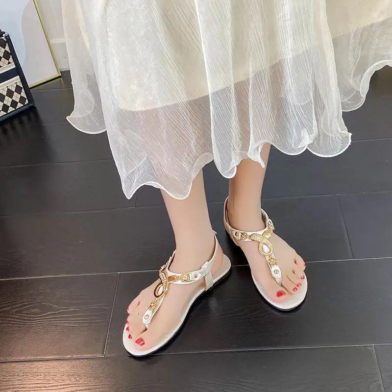 Fashion Woman Shoes Sabot Outdoor Sandals for Women 2025 Luxury Comfortable and Elegant Footwear Vintage The Best Shoe Vip Korea Sandal
