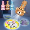 Children's flashlight and projector toys 3 discs 24 random images Educational learning gifts Suitable for boys and girls
