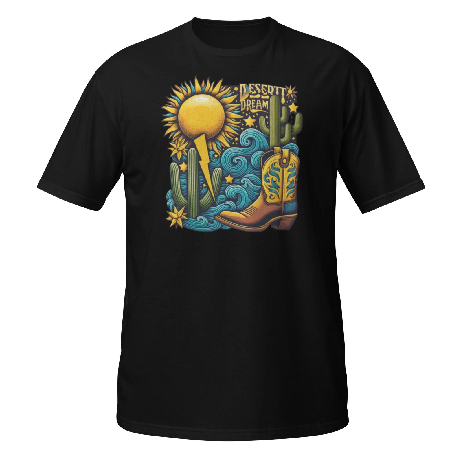 Western Unisex T-Shirt, Desert Mountains Country cowgirl texas horse outdoor L