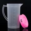 1500/2000/2500ml Waterkan Plastic Maatkan Waterketelkan met Deksel Handvat