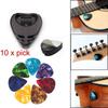 10PCS Stick-on Holder Guitar Picks & Guitar Pick Holder Finger Guitar Pick  Electric Bass