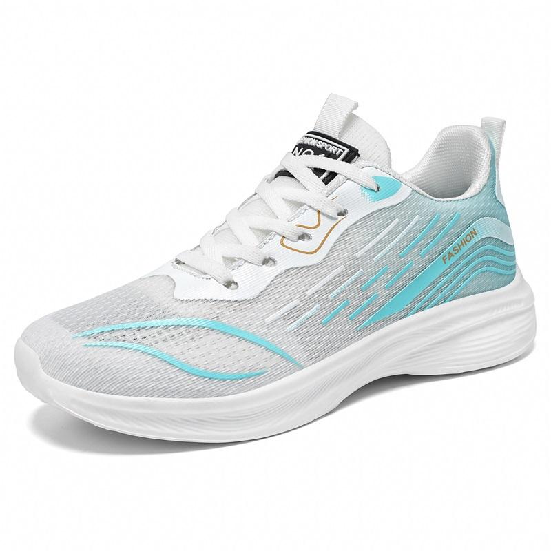 Men Summer Running Shoes Shock Absorption Lightweight Non Slip Student Casual Sports Sneakers