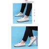 New Men Genuine Leather Sandals, Business Perforated Hollow Dad Leather Shoes, White Soft Sole Hollow-out Casual Footwear