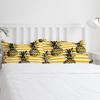 Fruit Pineapple Yellow Stripes Retro Bedding Set 3pcs Duvet Cover Pillowcase Kids Adult Quilt Cover Double Bed Set Home Textile