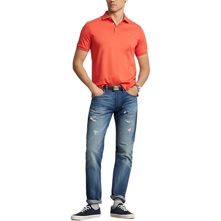 Polo Ralph Lauren SS26 Combed Cotton Solid Color Logo Small Pony Embroidered Short Sleeve Polo Shirt Classic Edition Men tops 710660606-172
