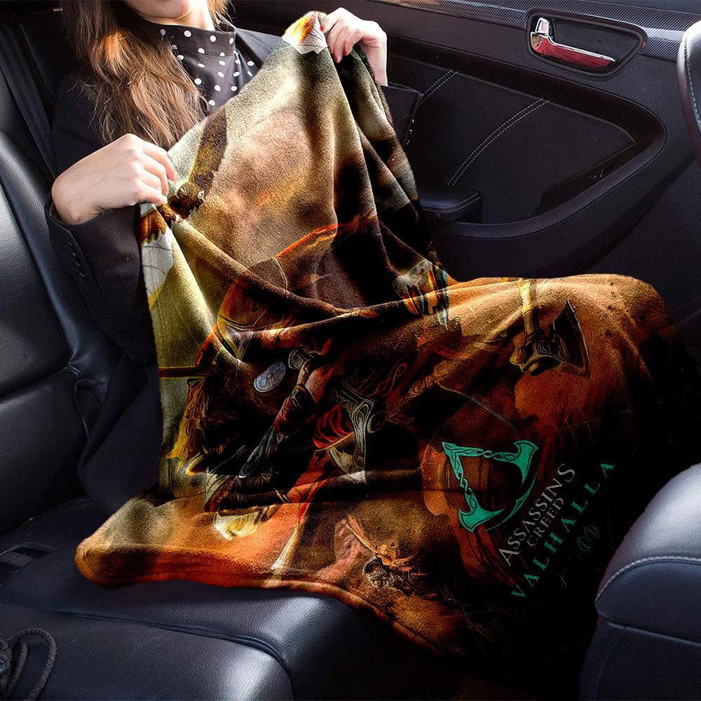 Assassins Valhalla Blanket, High quality Comfortable for All Seasons, Home Decor, Warmth and Comfort