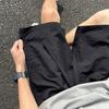 Pantaloncini a Gamba Larga Vita Alta Leggeri ad Asciugatura Rapida - Pantaloncini Estivi Casual Traspiranti con Coulisse in Vita - Design Unisex