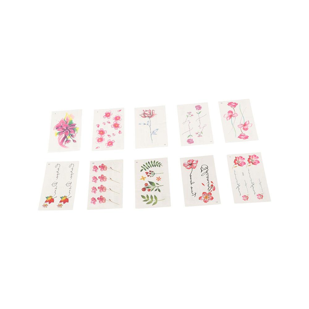 3D Butterfly Men Women Tattoo Decals Fake Tattoo Flowers Temporary Tattoo Body Art Stickers