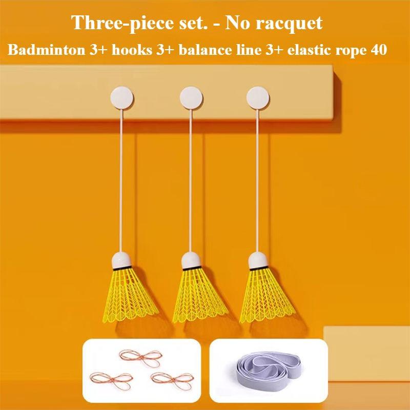 

Daily A Personal Badminton Trainer Set, Versatile Nylon Racquet Trainer, Durable Indoor and Outdoor Play Equipment - Including 3 Shuttlecocks
