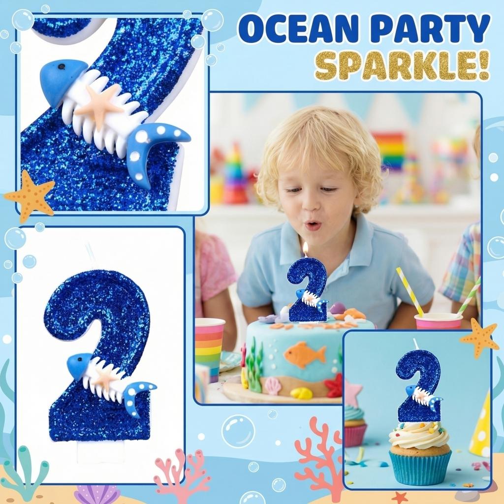Fashion Cartoon Creative Birthday Candles Party Digital Candles