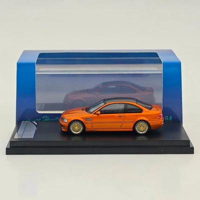SW X SH 1/64 E46 M3 Coupe Rennsport Modell Die-Cast Metallauto Miniatur Limitierte Sammlung Spielzeugfahrzeugmodelle