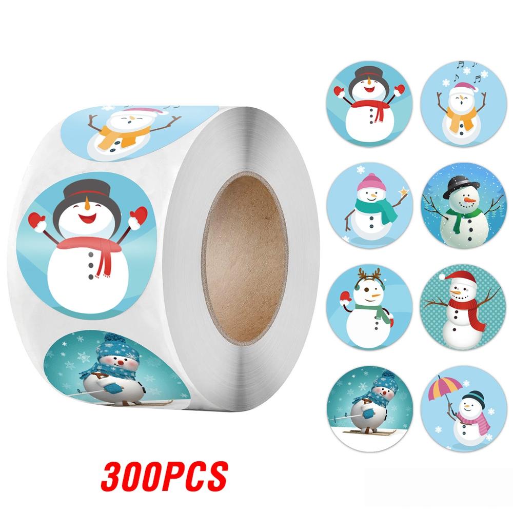 100-500Pcs High-Quality Merry High-Quality Christmas High-Quality Sticker High-Quality Christmas High-Quality Party High-Quality Decoration
