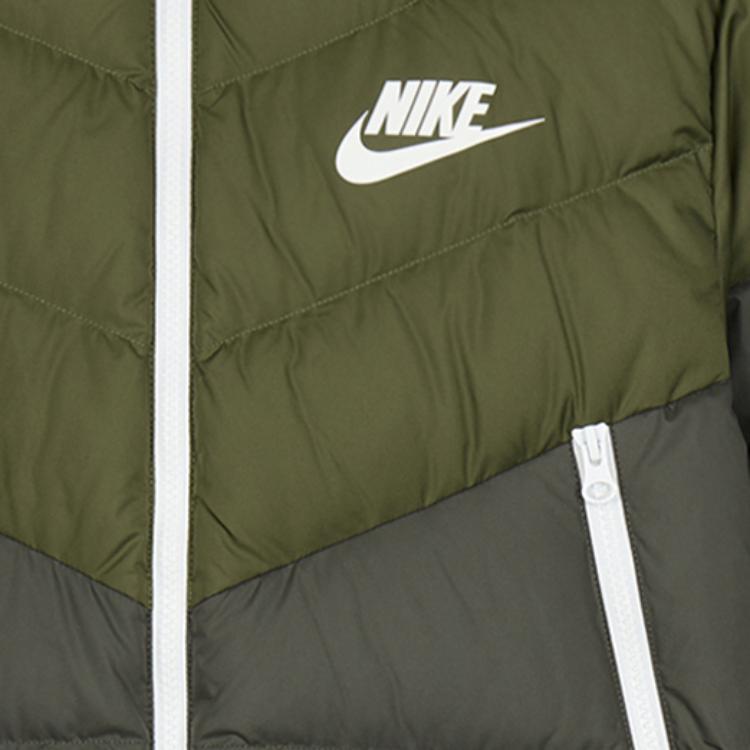 New Nike Down Jacket Men's Olive Green DV0754-326