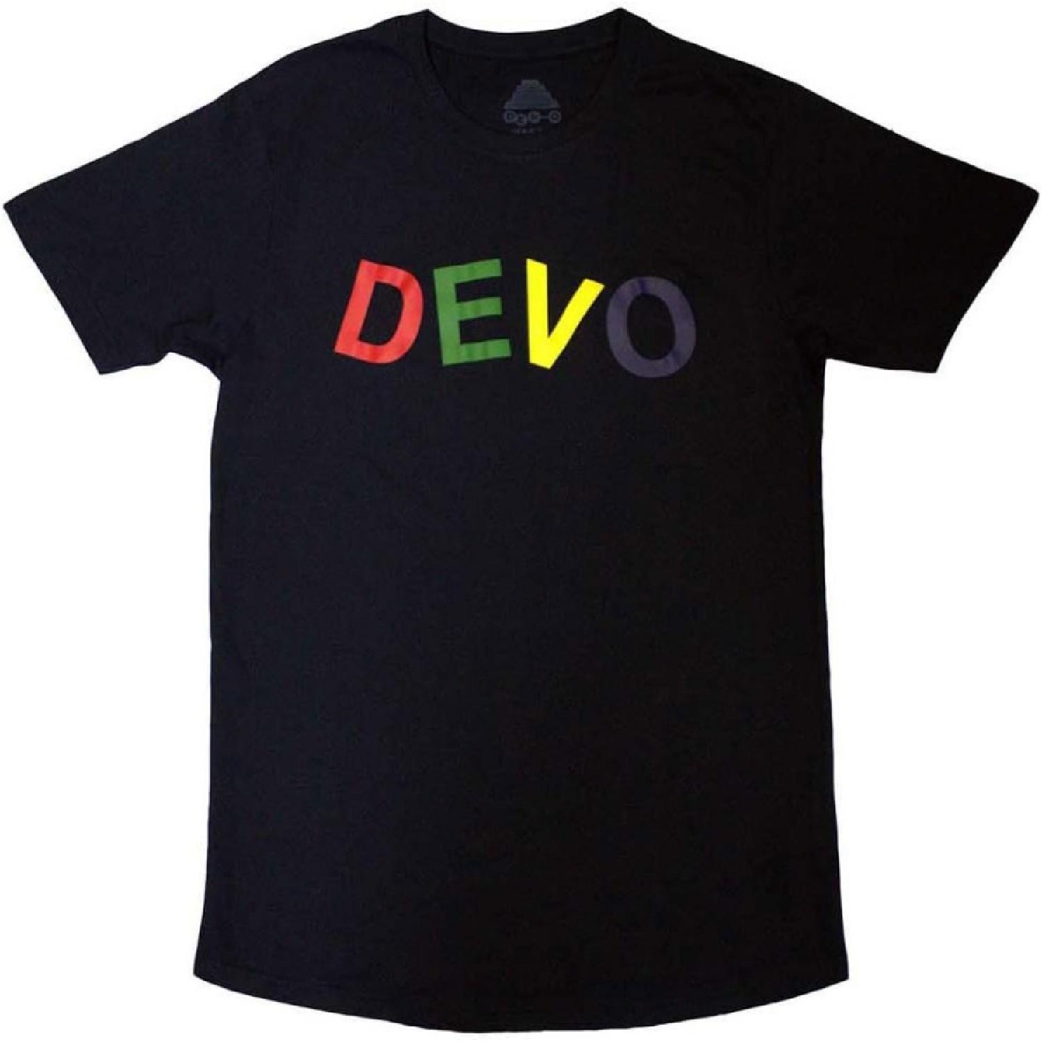 Devo Multi Band Logo T Shirt Black XXXXXL разноцветный