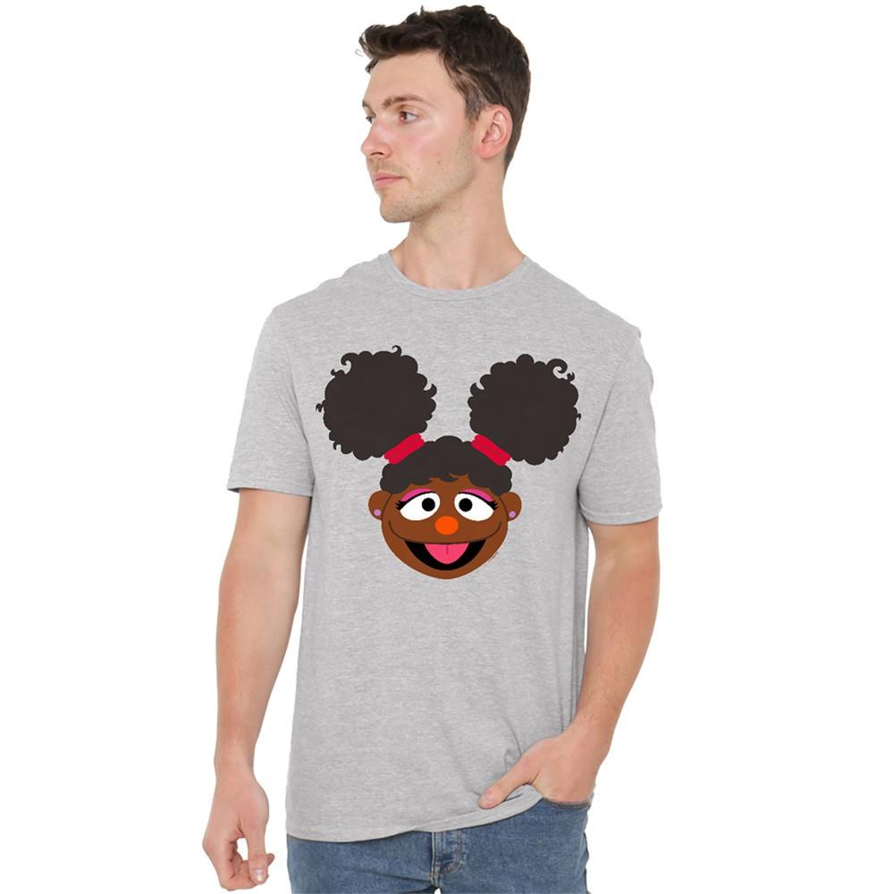 Sesame Street Gabrielle Face T-Shirt S-5XL Athletic Heather S