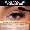 2-In-1 Volumizing Fiber Mascara Enhances The Thickness of Black Lashes,Waterproof/Long-Lasting Without Smudging,Significantly Increases Lash Length
