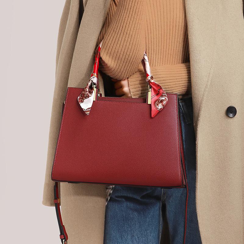 Bag Handheld Women'S Bag Leather Tote Wedding Bride Wedding Bag Premium Shoulder Bag Luggage