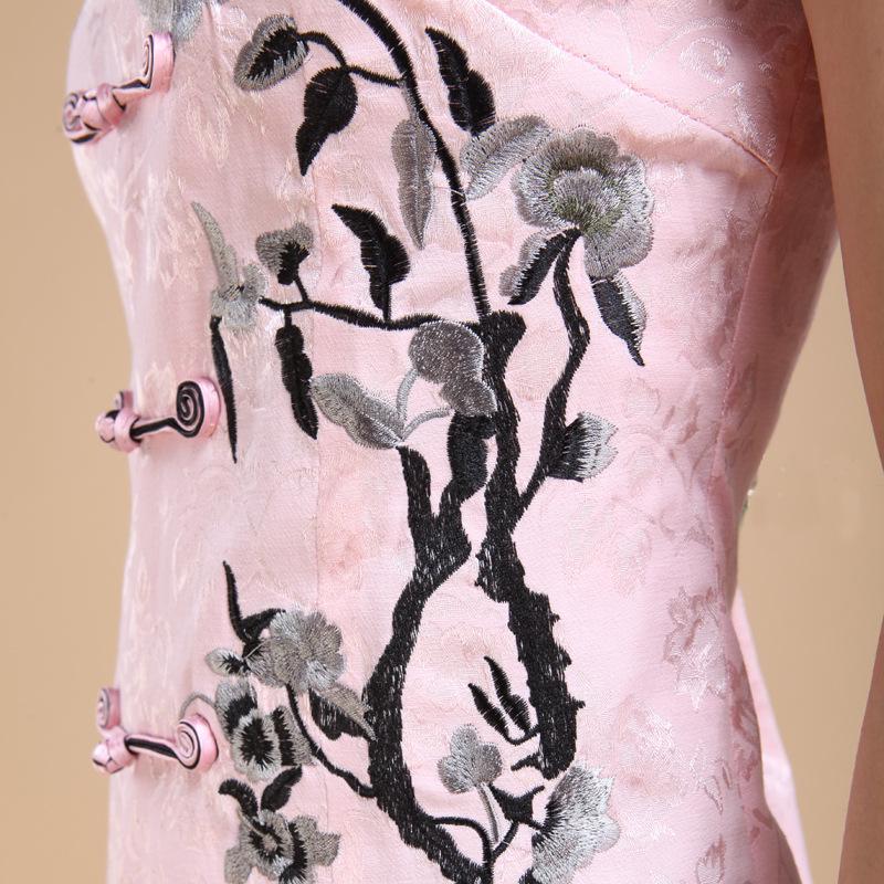 Dámský etnický top Tang - Letní tričko s krátkým rukávem pro maminky