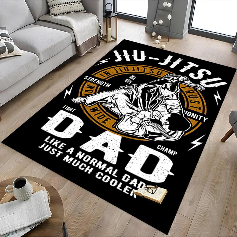 1pc JIU JITSU FIGHT Carpet, Office Rug Outdoor Mat Home Decor Area Carpet Festival