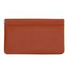 Women's Simple Solid Color Lychee Pattern Snap-Closure Coin Purse & Lipstick Bag