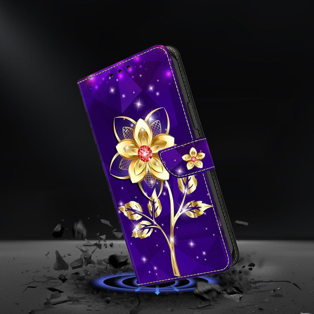 Wallet Case For Xiaomi Poco C75 4G/Redmi 14R 5G/14C 4G Pattern Printing PU Leather Flip Stand Phone Cover