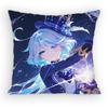 Hydro Archon of Fontaine Furina Pillow Case Antidustmite Pillowcase Invisible zipper silky short plush Sofa cushion cover