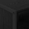 Coffee Table Black Oak Effect 80 X 50 X 40 Cm Engineered Wood