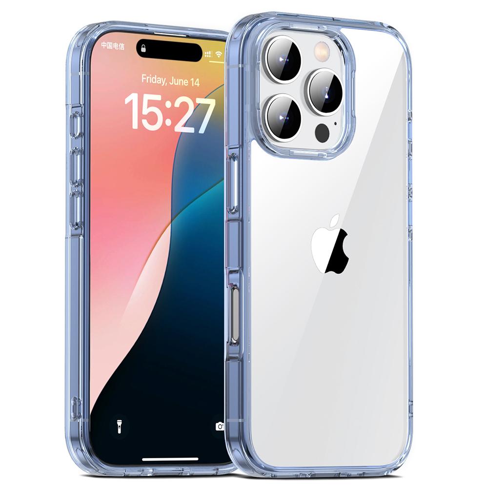 Aurora Series For iPhone 16 Pro Max Case TPU+PC Crystal Clear Back Cover