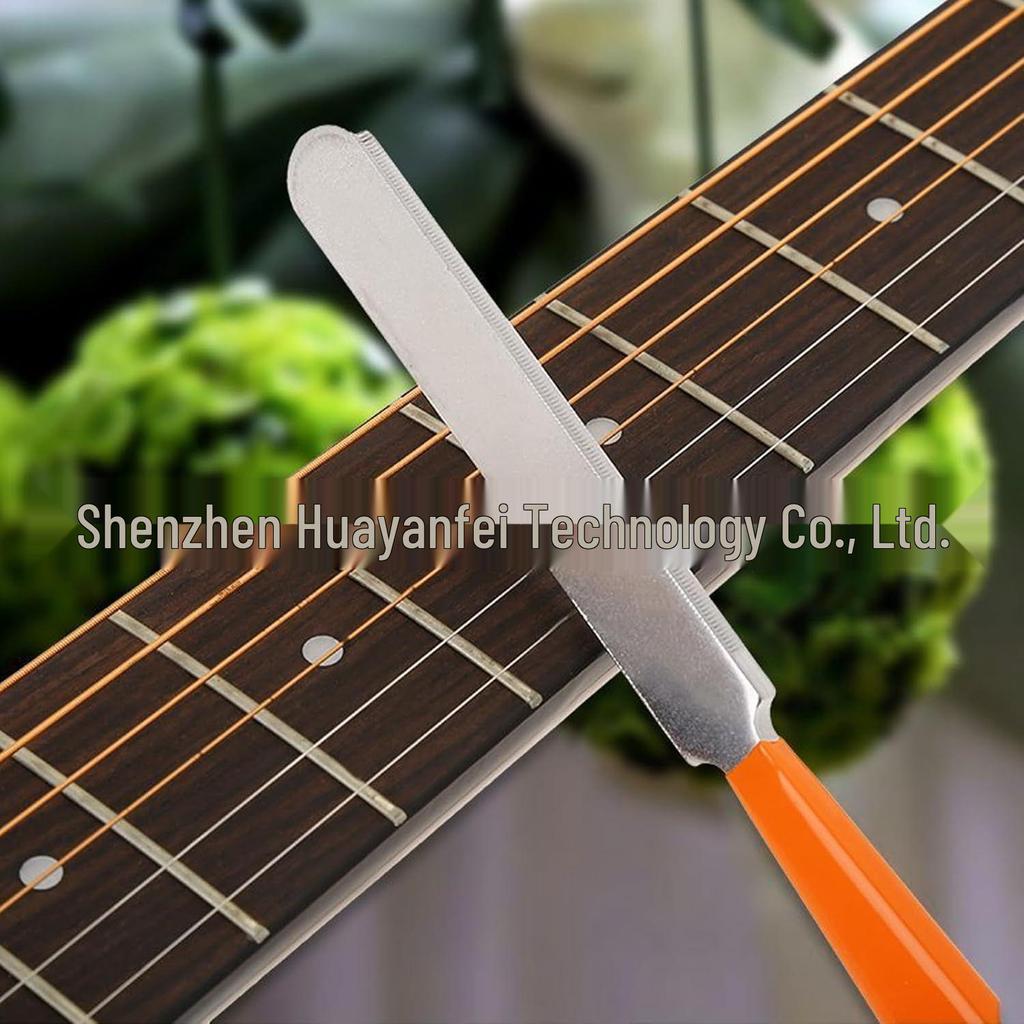 Guitar Repair Tool Set: T-Square, String Height Ruler, Sanding Files & More - 16 Pieces