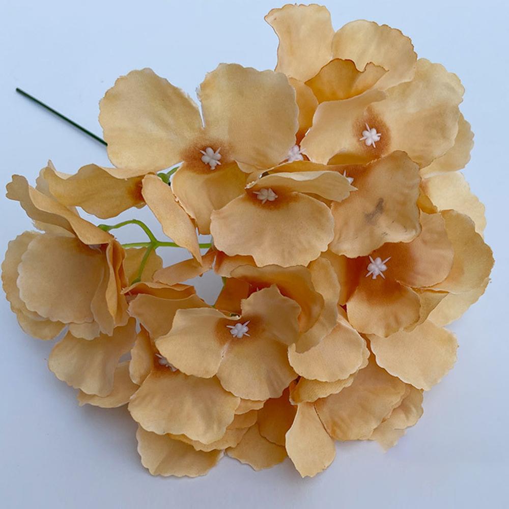 European Retro Fall British Hydrangea Artificial Small Branch Silk Flower DIY Wedding Scrapbook Flores Artificiales House Decor