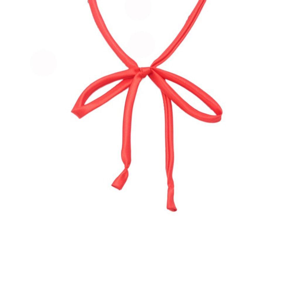 

Shirt Accessory For School Costume Ribbon Tie Solid Color Neck Ties Cravat Bow Bow Tie JK Bow Tie красный