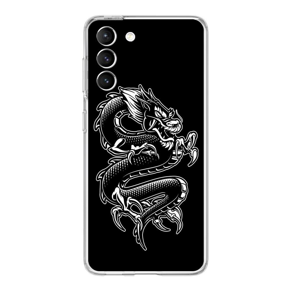 Husa de telefon Dragon Fashion pentru Samsung Galaxy S22 S21 S20 FE Ultra 5G S10 S10E S9 S8 Plus Note 10 20 Husa din silicon moale, transparent