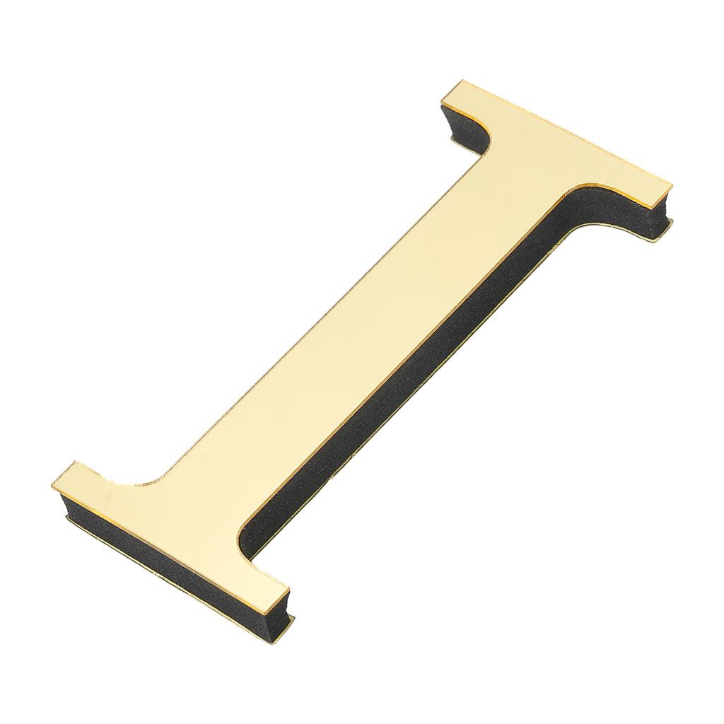 Adesivo de Parede Acrílico Espelhado 3D 10cm 26 Letras Inglesas Adesivos de Parede Decalques Autoadesivos Arte de Parede Murais Casa Festa Dourado Claro