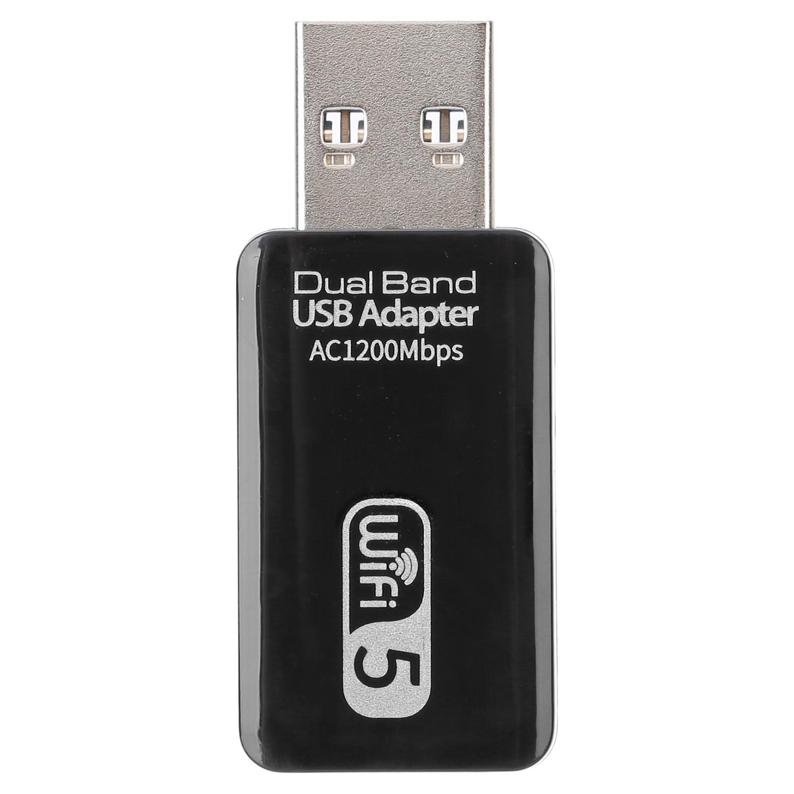 

Дводіапазонний USB-адаптер WIFI5 AC1200Mbps 2.4GHz 5.8GHz Бездротова мережева карта Інтерфейс USB3.0