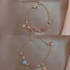 Women Fashion Bracelet Simple Star Moon Zircon Pearl Bracelet Jewelry Accessories For Girls Gifts