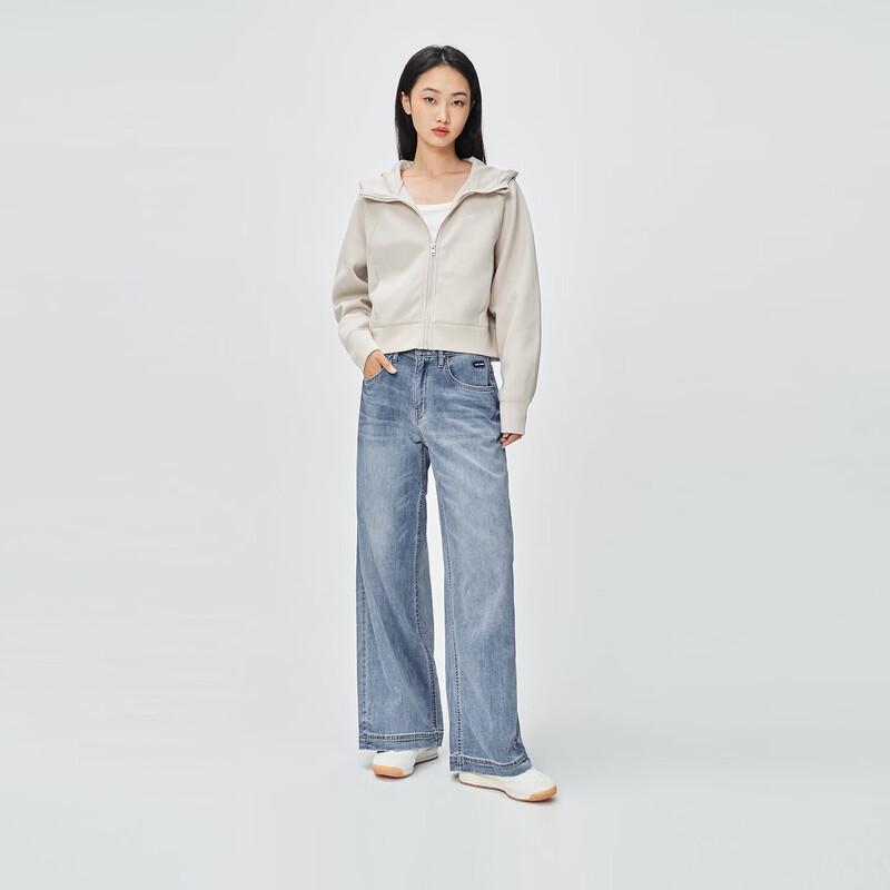 Lee Women's Low-Rise Tencel Wide-Leg Jeans