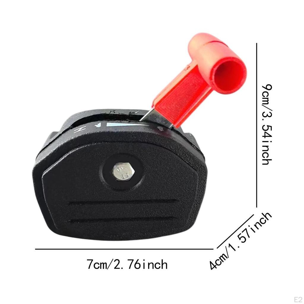 Handtag för gräsklipparspak, Utrustning, Monteringskontrollbrytare för elverktyg