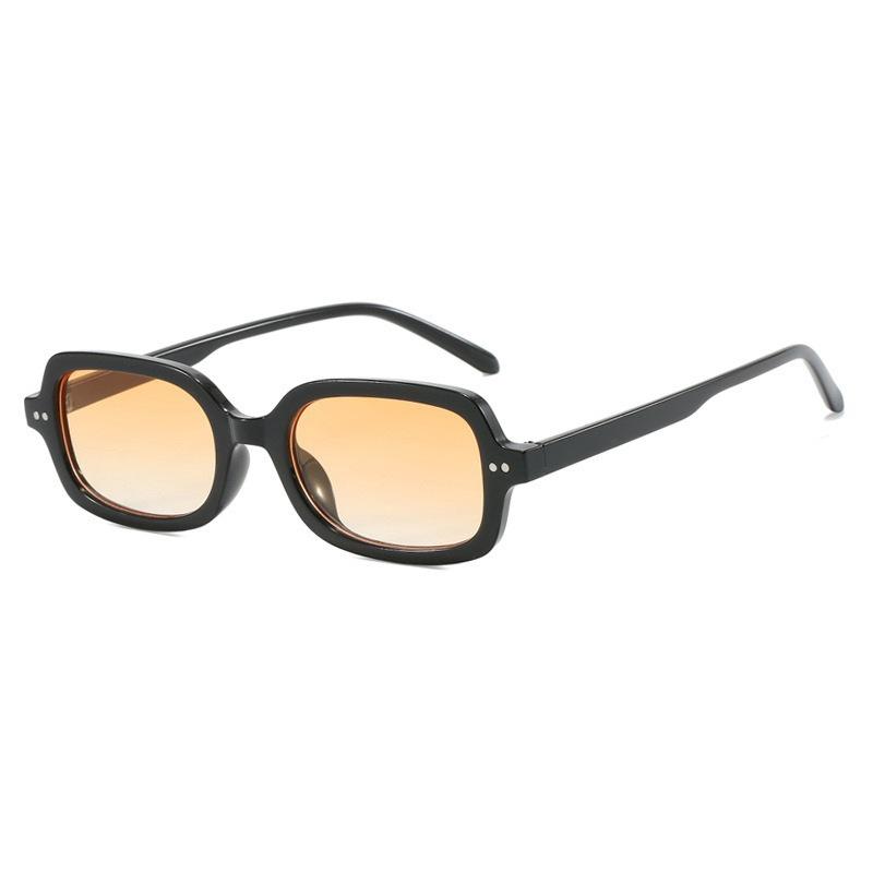 Korean Ins Style Square Sunglasses Women Men Simple Light Color Leisure Sun Glasses Commute Business Glasses