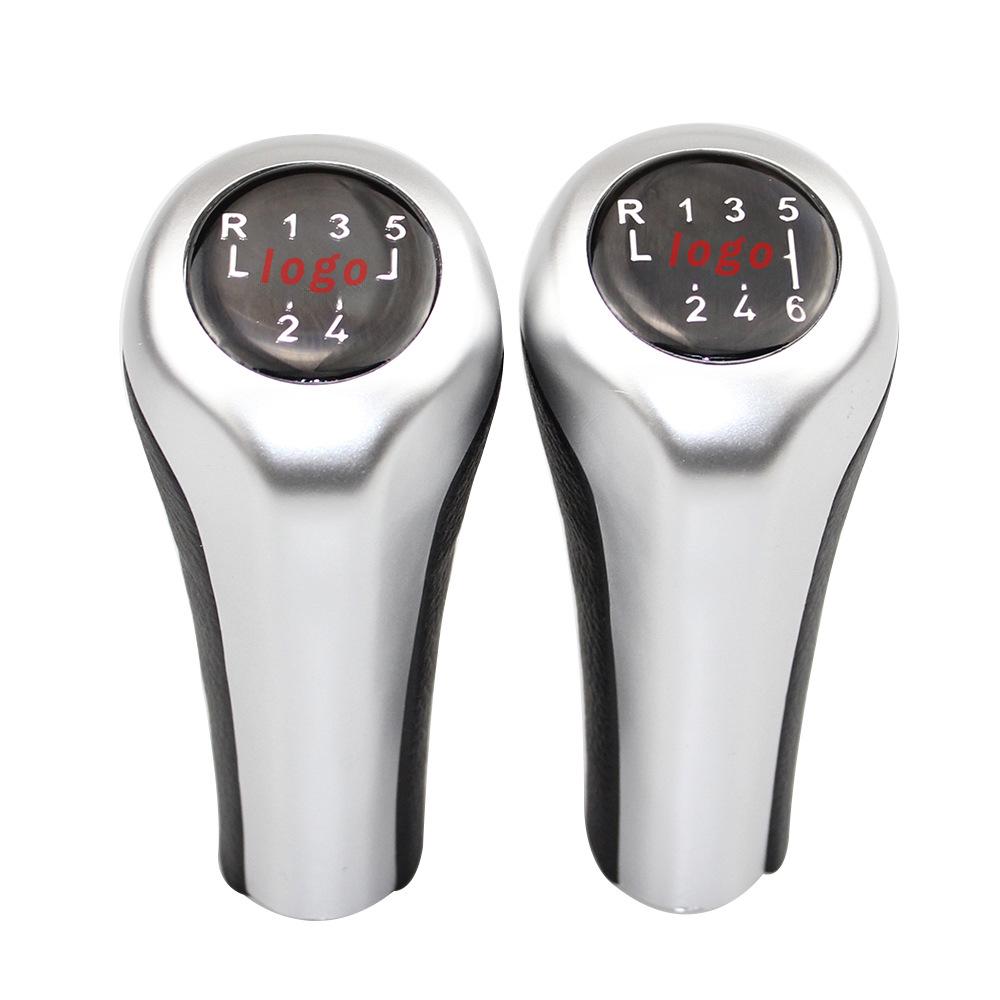 

Матовый рычаг КПП BMW с 3D логотипом M - Серебристый, 5/6 скоростей. 3D M Logo 6-speed