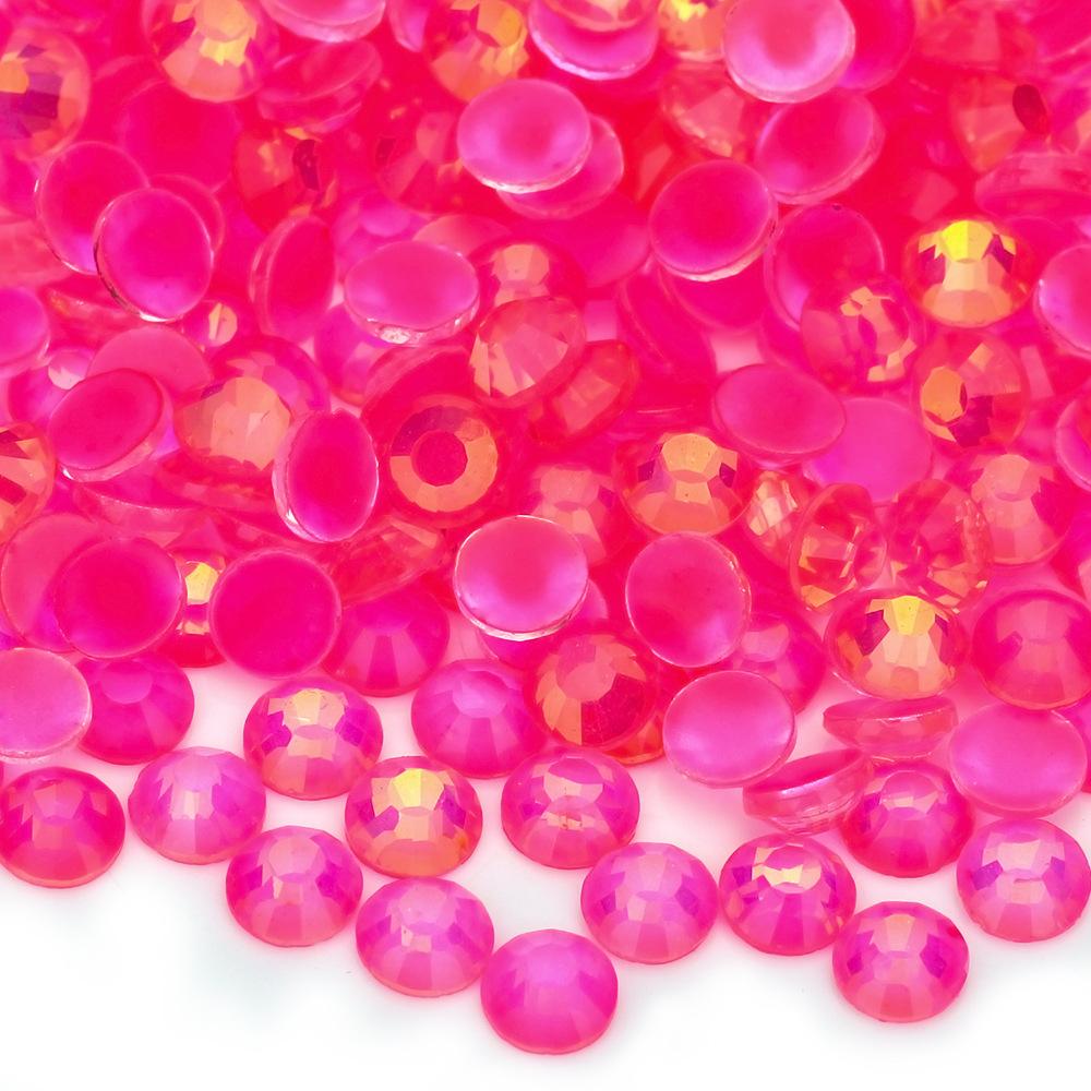 Weichen Y Fluorescent Protein Drill, Flat Bottom Drill Glass Rhinestone Neon Light Diy Luminous Nail Art Jewelry Nail Drill
