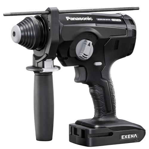 Panasonic Rechargeable Hammer Drill Body Only (Dust Collection System/Case/Charger/Battery Pack Sold Separately) Dual (14.4V/18V) LED Light Included E