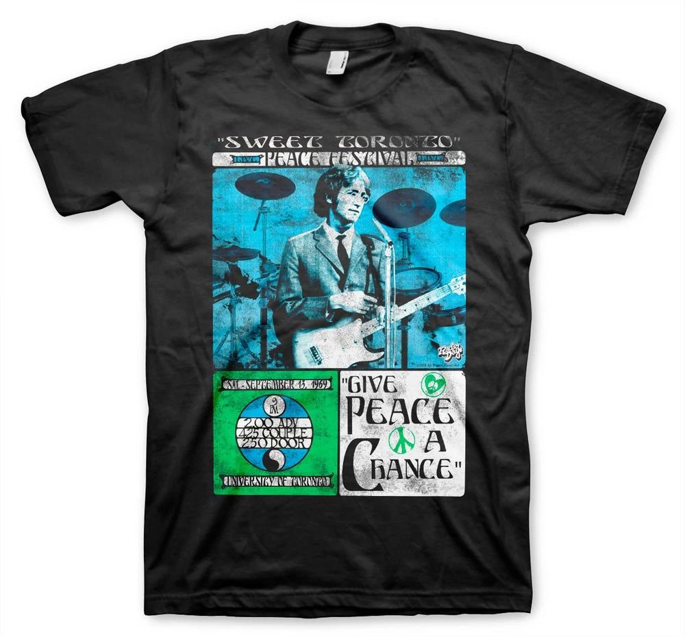 John Lennon Toronto Peace Festival Unisexs Tshirt L