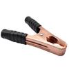 Copper-Plated 100A 110mm Alligator Test Clamp with Sheath - Red & Black