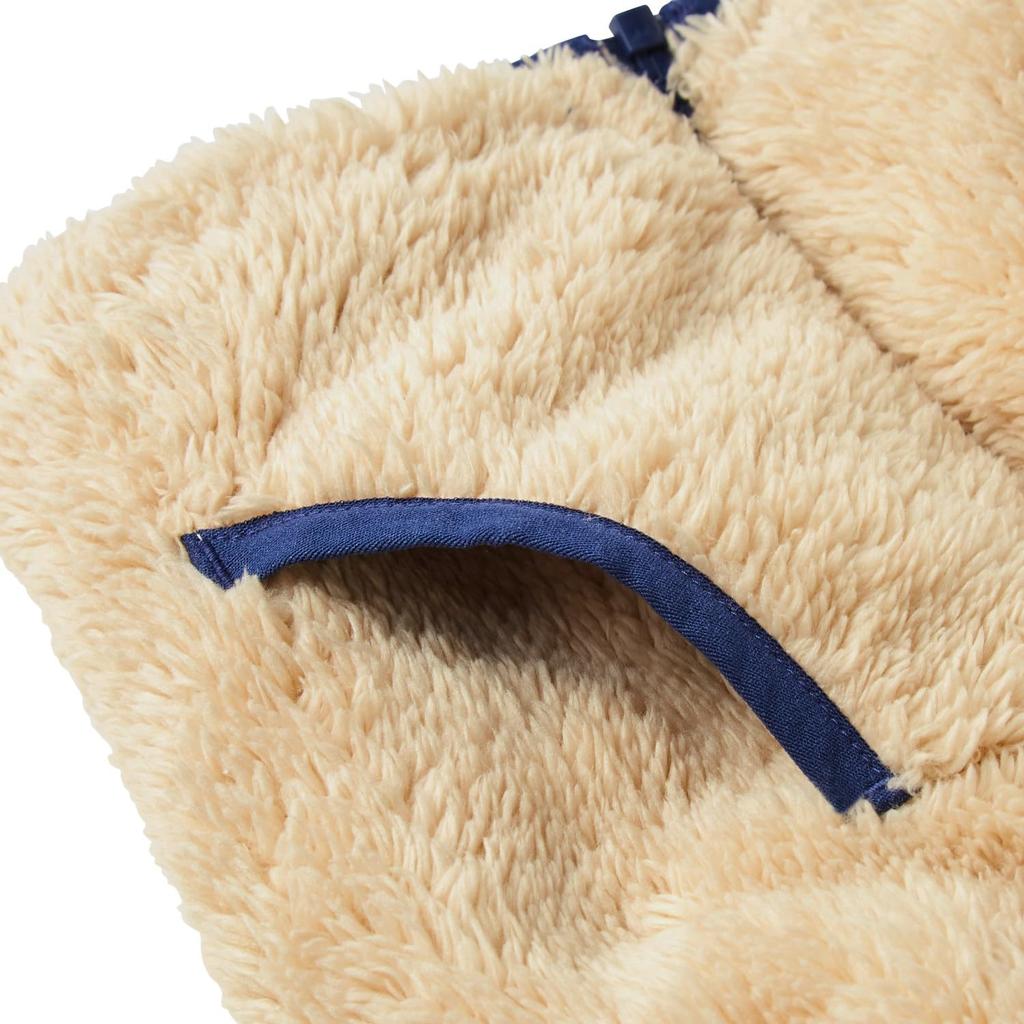 MIKI HOUSE HOT BISCUITS Vest, Boys and Girls, Navy Blue, 110cm, 73-5702-497