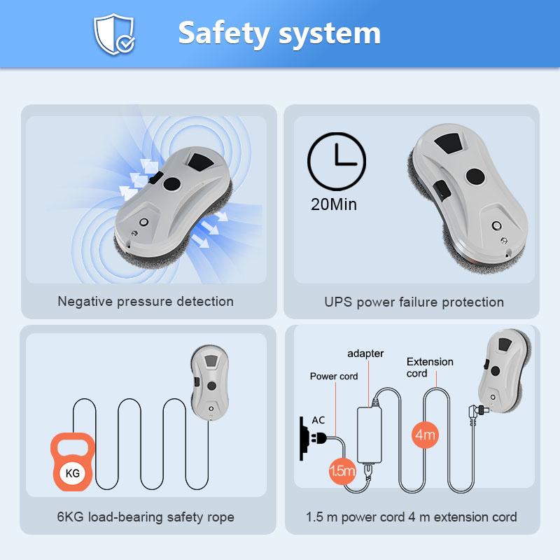 Window cleaning robot water spray 30ml water tank ,electric cleaning machine for window,automatic window washer,remote control home cleaner appliance