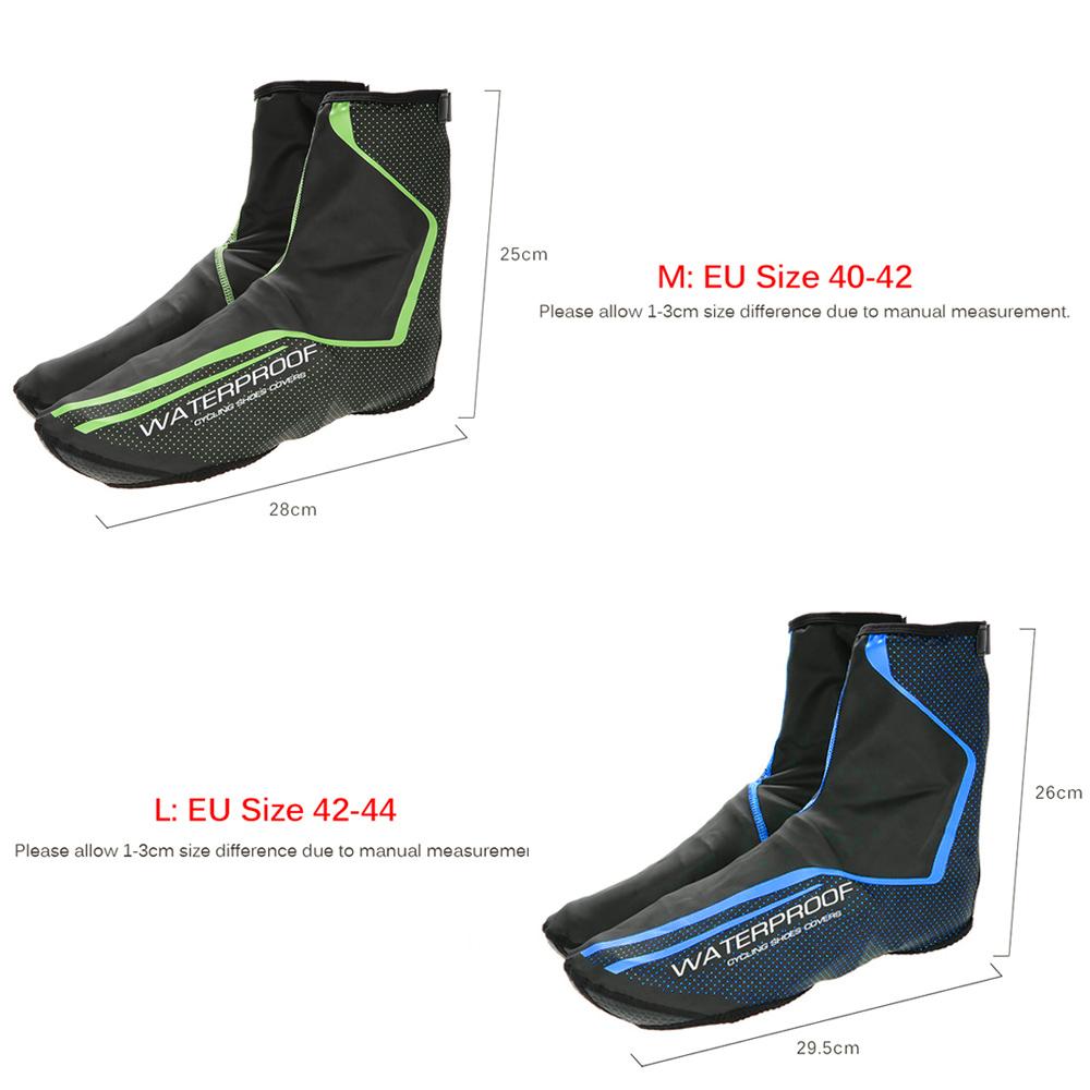 Cycling Bicycle Shoe Covers Waterproof Thermal MTB Mountain Bike Overshoes Protector with Fleece