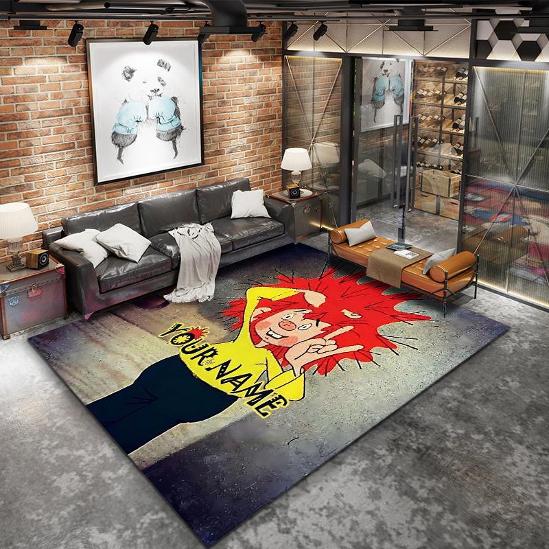 Adventure Hairland Custom Name Carpet Rug For Living Room Bedroom Home Sofa Decoration Kids Play Nonslip Floor Mat