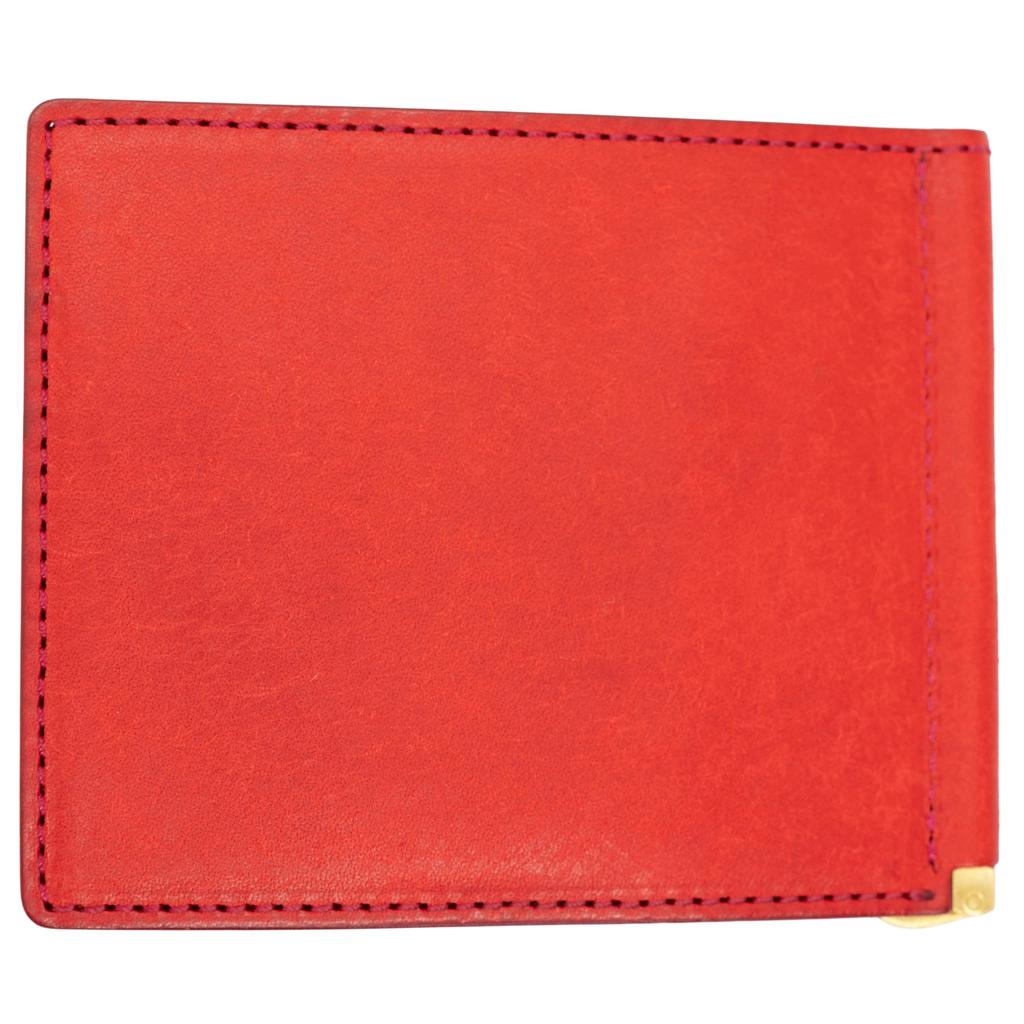 Money Clip with Coin Purse Fermare Pueblo Genuine Leather Made in Japan Handcrafted by Artisans [His Factory] (Fermare) (Papavero)