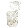 Hollow Pattern Tealight Lantern Metal Construction Tabletop Candle Holder Dining Table
