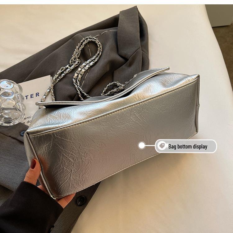 Women's Casual Soft Large Capacity Crossbody Chain Bag - Versatile & Stylish